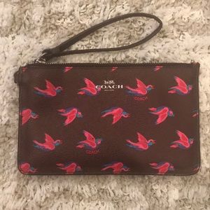Used COACH Wristlet Wallet with hand strap